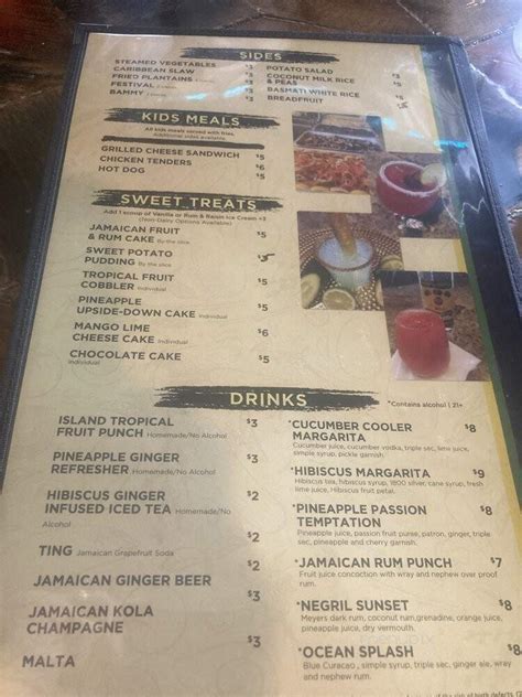 topnotch island flavor kitchen 🇯🇲 menu  Share it with friends or find your next meal